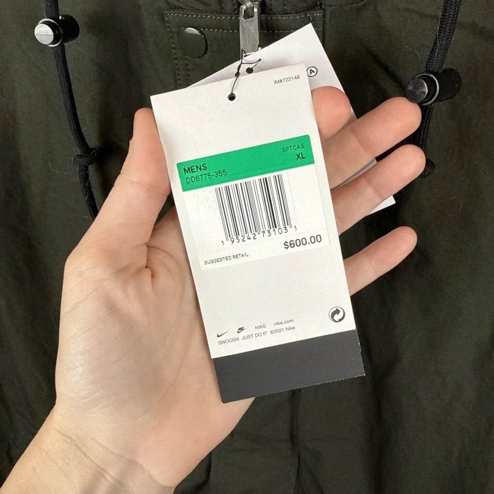 Nike‎ Sportswear Therma-Fit Space Parka Reversible DD6775-355 Men's XL NEW